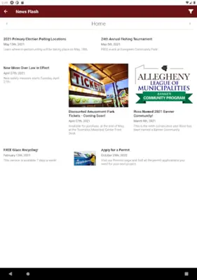 Ross Township QuickConnect android App screenshot 4